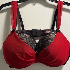 Adore Me Scarlet and Ebony Lace Bra